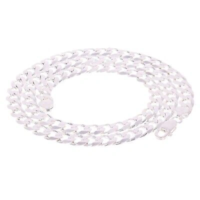 Pre-owned Gold And Diamond Direct 925 Sterling Silver Solid Cuban Link Chain Necklace 8mm 24" 62.2grams