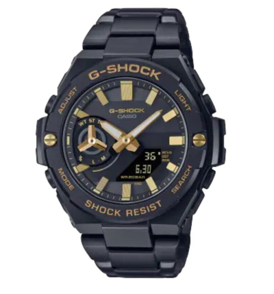 Pre-owned G-shock Casio  G-steel Tough Solar Mobile Link Feature Men's Watch Gstb500bd1a9