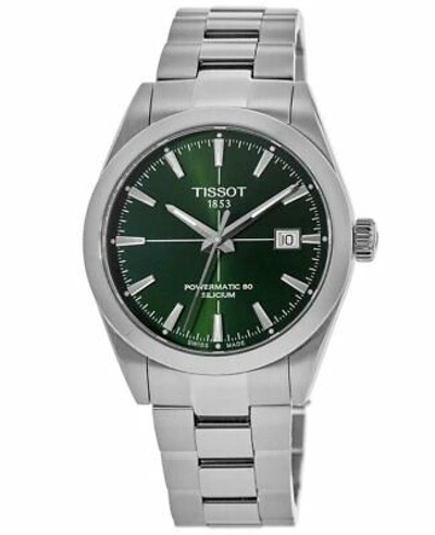 Pre-owned Tissot Gentleman Automatic 80 Silicium Men's Watch T127.407.11.091.01