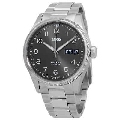 Pre-owned Oris Big Crown Automatic Grey Dial Men's Watch 01 752 7760 4063-07 8 22 08p
