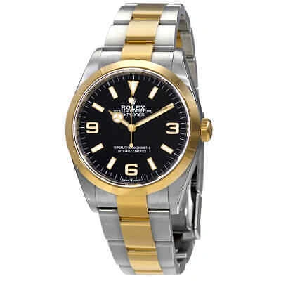 Pre-owned Rolex Explorer Automatic Chronometer Black Dial Men's Watch 124273bkaso