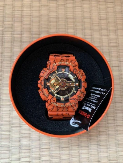 Pre-owned Casio 【authentic】 G-shock × Dragon Ball Z Ga-110jdb-1a4jr Men's Watch F/s Jp