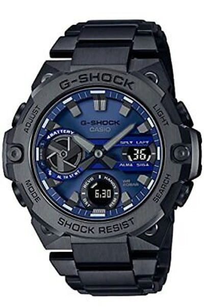 Pre-owned Casio G-shock Gst-b400bd-1a2jf G-steel Carbon Core Bluetooth Solar Men`s Watch