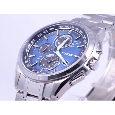 Pre-owned Citizen Watch Attesa At8040-57l Eco-drive Radio Clock Mens Watch Shipped From Jp