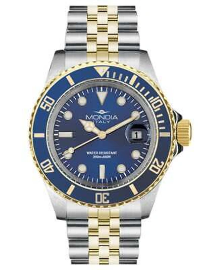Pre-owned Mondia Mint, In Box  Madison Mens Watch Mi-785-sobl-bl-gb