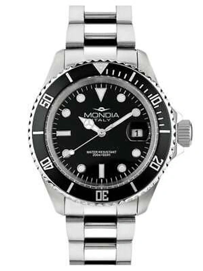 Pre-owned Mondia Mint, In Box  Madison Mens Watch Mi-785-ssbk-bk-oy