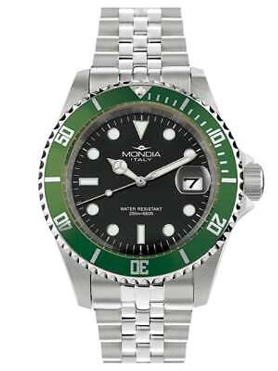 Pre-owned Mondia Mint, In Box  Madison Mens Watch Mi-785-ssgr-bk-gb