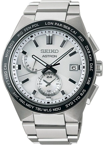 Pre-owned Seiko Astron Nexter 2nd Collection Nova Sbxy049 Men's Watch White Silver 2022