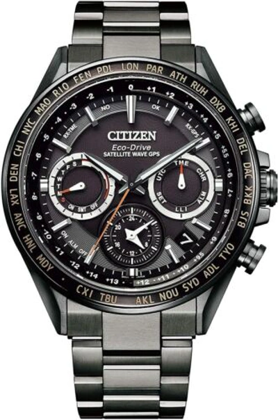 Pre-owned Citizen Attesa Cc4014-62e Double Direct Flight Gps Solar Men's Watch Jdm