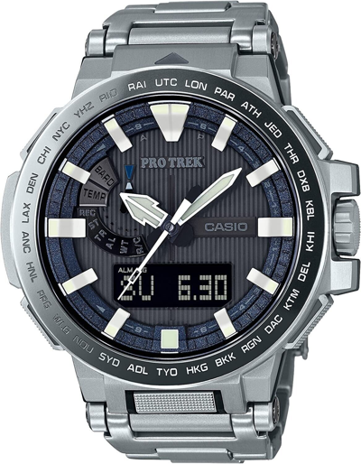 Pre-owned Casio Wristwatch Pro Trek Manaslu Radio Solar Prx-8000gt-7jf Men Watch J..jp