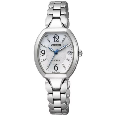 Pre-owned Exceed Citizen Es8060-57a Watch  Eco-drive Titanium Model Women's From Japan..jp