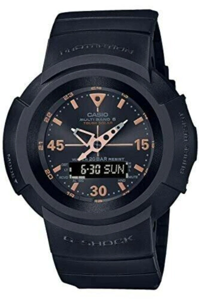 Pre-owned G-shock Casio  Watch Awg-m520g-1a9jf Men's Black Analog Digita Round Face..jp