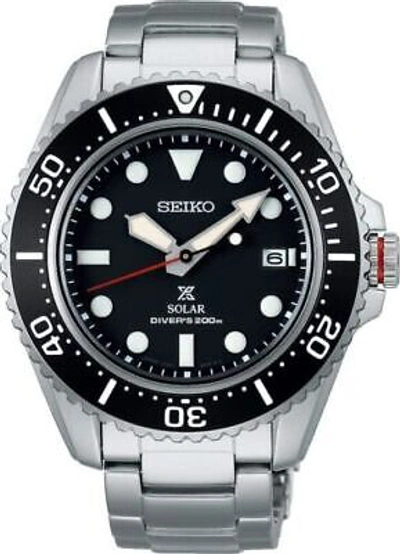 Pre-owned Seiko Prospex Sbdj051 Diver Scuba Solar Men's Watch In Box