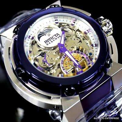 Pre-owned Invicta Reserve X-wing Automatic Day/night Moon Phase Skeletonized Watch
