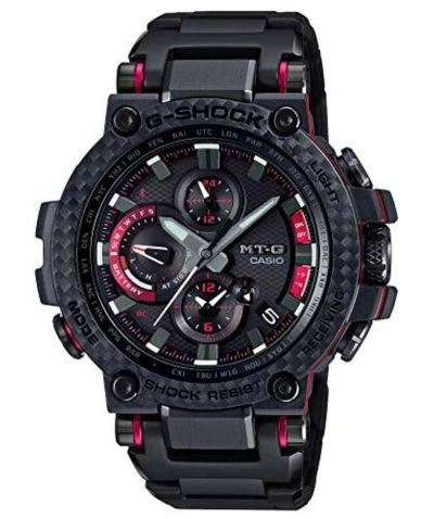 Pre-owned Casio 2019  Watch G-shock Mt-g Radio Solar Carbon Bezel Mtg-b1000xbd-1ajf Men