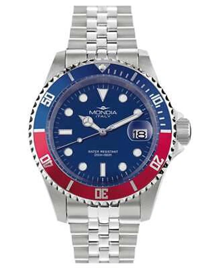 Pre-owned Mondia Mint, In Box  Madison Mens Watch Mi-785-ssblrd-bl-gb
