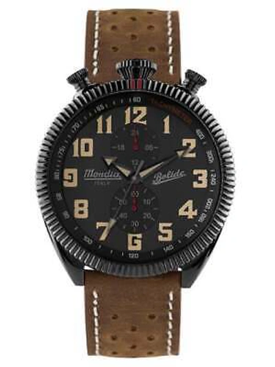 Pre-owned Mondia Mint, In Box  Bolide Vintage Mens Watch Mi-782-bk-03bk-cp