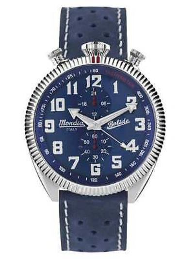 Pre-owned Mondia Mint, In Box  Bolide Vintage Mens Watch Mi-782-ss-04bl-cp