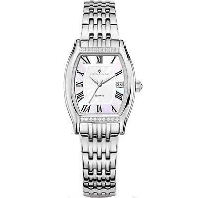 Pre-owned Christian Van Sant Women's Gemma White Dial Watch - Cv2450
