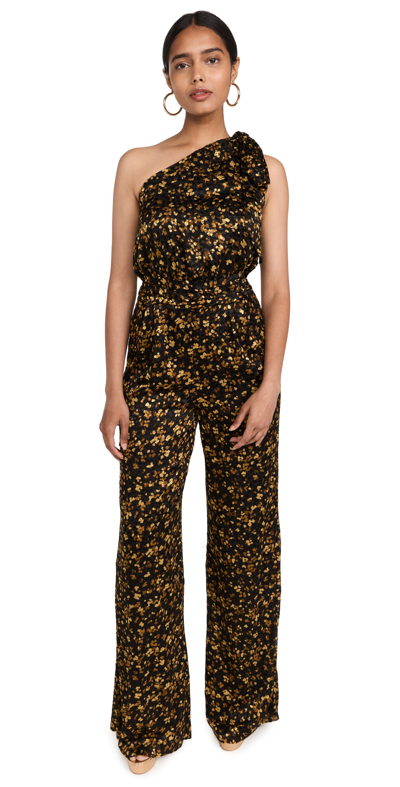 Ramy Brook Chonce Jumpsuit In Honey/black