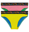 Stella Mccartney Set Of 2 Cotton-blend Jersey Briefs In Multicolor