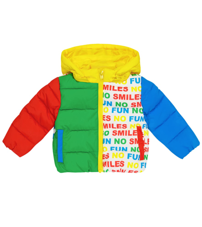 Stella Mccartney Baby Puffer Jacket In Multicolor