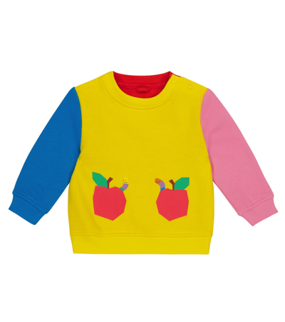 Stella Mccartney Baby Printed Cotton Jersey Sweatshirt In Multicolor