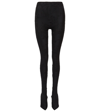 Balenciaga Lingerie Lace Stretch Pantaleggings In Black
