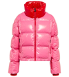 Perfect Moment Nevada Quilted Glossed-shell Down Ski Jacket In Pink