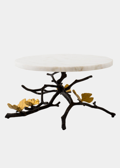 Michael Aram Butterfly Ginkgo Cake Stand In White