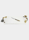 Michael Aram Butterfly Ginkgo Small Cheese Board With Knife