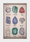 SAVED NY GEMSTONES THROW BLANKET, 51" X 71"