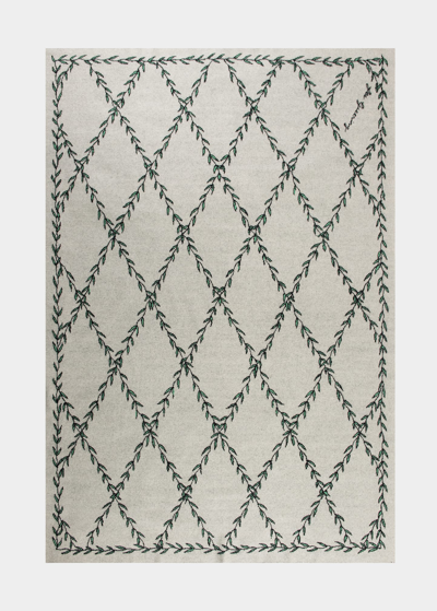 Saved Ny Fee Greening Lattice Throw Blanket, 51" X 71"