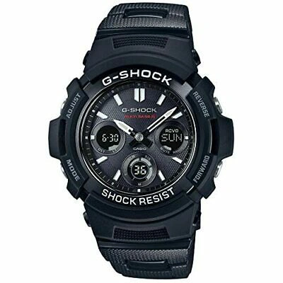 Pre-owned Casio G-shock Awg-m100sbc-1ajf Awg-m100sbc-1 Tough Solar Atomic Radio Watch