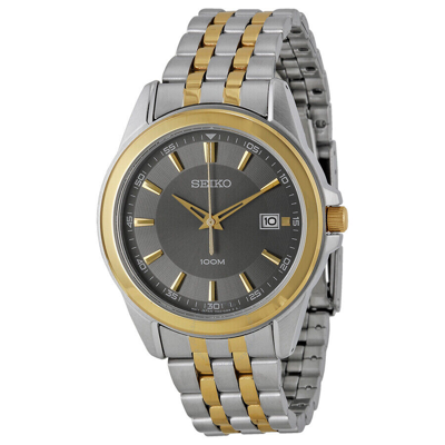 Pre-owned Seiko Sgeg90 Men's Watch 42mm Two-tone Steel Bracelet Japanese Quartz Wristwatch