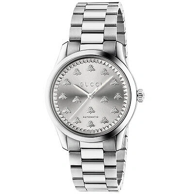 Pre-owned Gucci Women's G-timeless Silver Dial Watch - Ya1265031