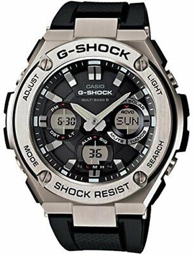 Pre-owned G-shock Casio  G-steel Gst-w110-1ajf Men's Watch In Box