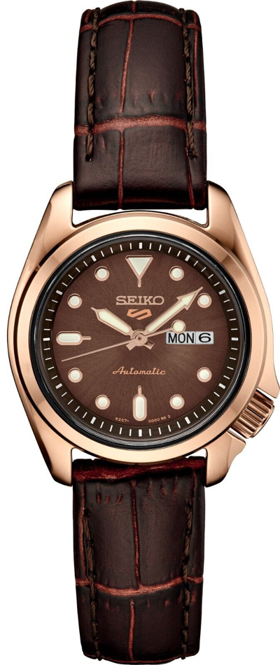 Pre-owned Seiko 5 Sports Collection Sre006 Women's Rose Gold Automatic Watch