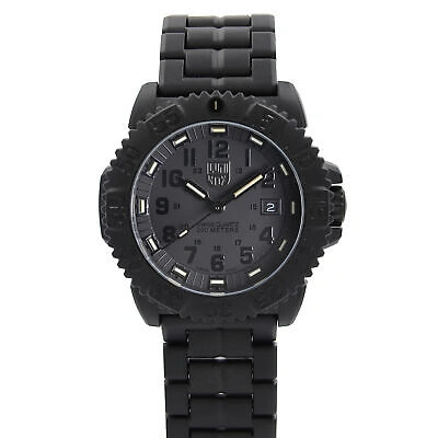 Pre-owned Luminox Navy Seal Colormark 44mm Carbonox Black Dial Men Quartz Watch Xs.3052.bo