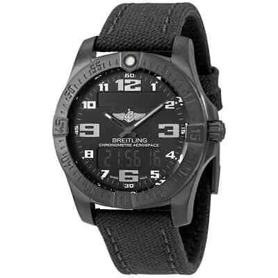 Pre-owned Breitling Aerospace Evo Alarm Chronograph Quartz Mens Watch V79363101b1w1