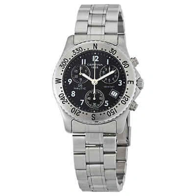 Pre-owned Certina Ds Nautic Chronograph Black Dial Men's Watch C542.7118.42.69