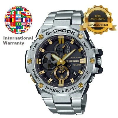 Pre-owned G-shock International Warranty Gst-b100d-1a9jf  G-steel Men's Watch