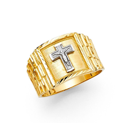 Pre-owned Td Collections Gold - 14k Yellow Gold Men's Ring