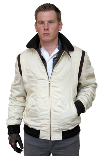 Pre-owned Magnoli Clothiers Ryan Gosling Drive Jacket By  In White