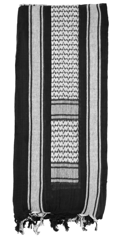 Pre-owned Mato & Hash Wholesale Bulk  Military Shemagh Tactical 100% Cotton Scarf Head Wrap In Black/white