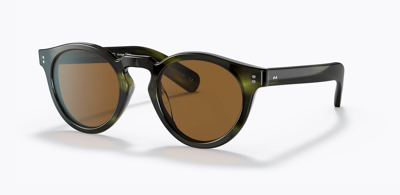 Pre-owned Oliver Peoples Brand 2022  Sunglasses Ov 5450su 168053 Martineaux Frame Italy In Brown