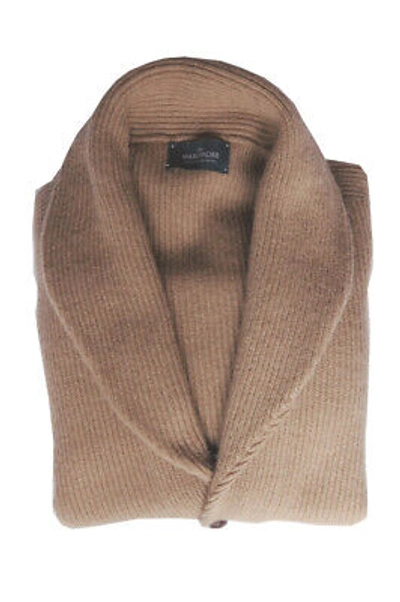 Pre-owned Wardrobe The  Sweater: Medium Tan, Shawl Collar Cardigan, Pure Camelhair In Brown