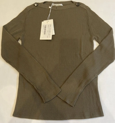 Pre-owned Max Mara Braida Sweater Khaki-brown, Size L -
