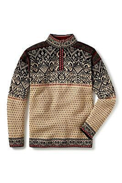 Pre-owned Invisible World Men's Pure Alpaca Zip-front Pullover Sweater Max In Multicolored
