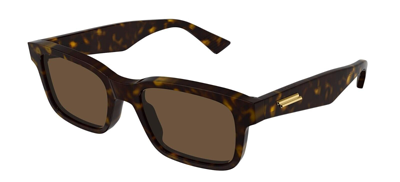 Pre-owned Bottega Veneta Bv1146s Havana/brown (002) Sunglasses